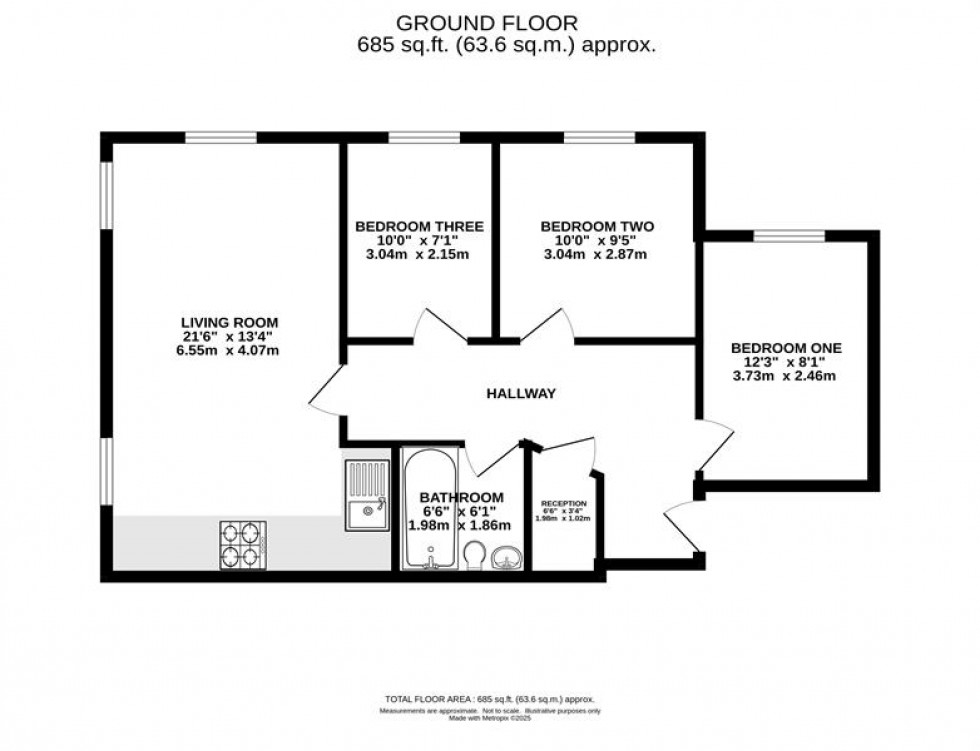 Floorplan for Lloyd Road, Manchester