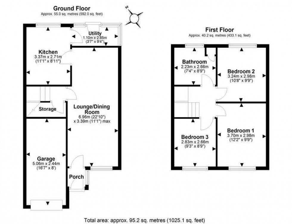 Floorplan for Weaver Road, Frodsham