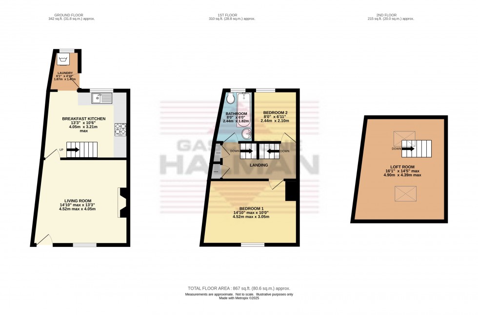 Floorplan for Sheffield Road, Glossop