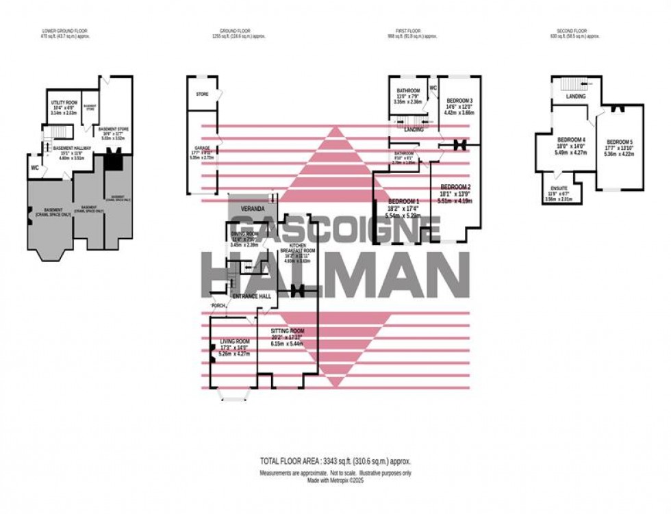 Floorplan for Clifton Park Road, Davenport