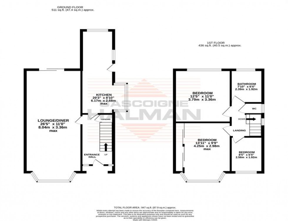 Floorplan for Cranmere Drive, Sale