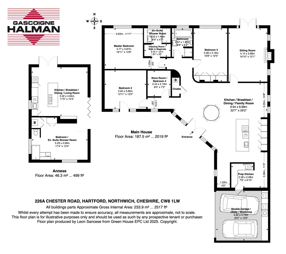 Floorplan for Small private road just off Chester Road