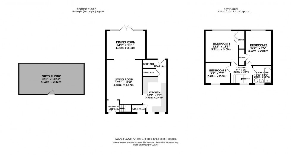 Floorplan for Newville Drive, Withington