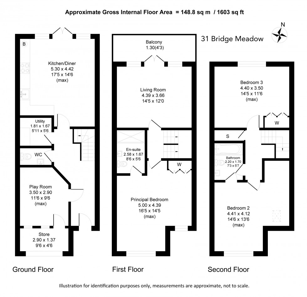 Floorplan for Bridge Meadow, Lymm