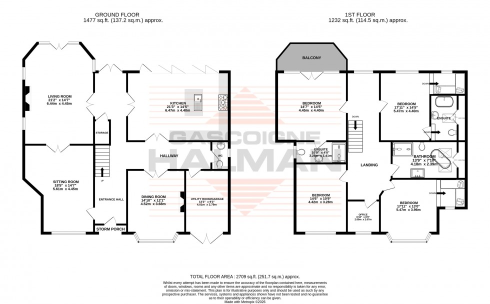 Floorplan for Brookwood Avenue, Sale