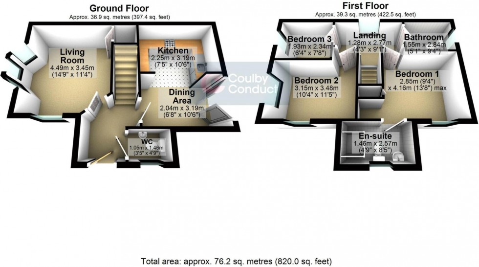 Floorplan for Angus Court, Winsford