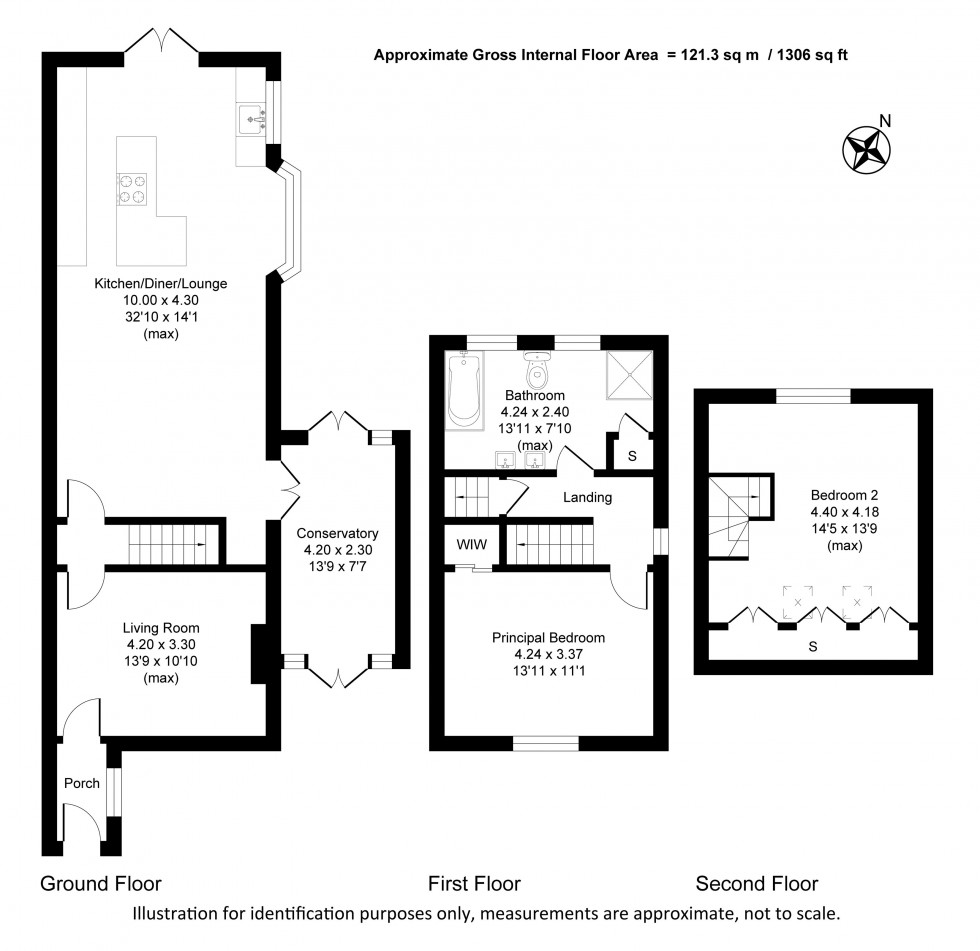 Floorplan for Woodbine Road, Lymm