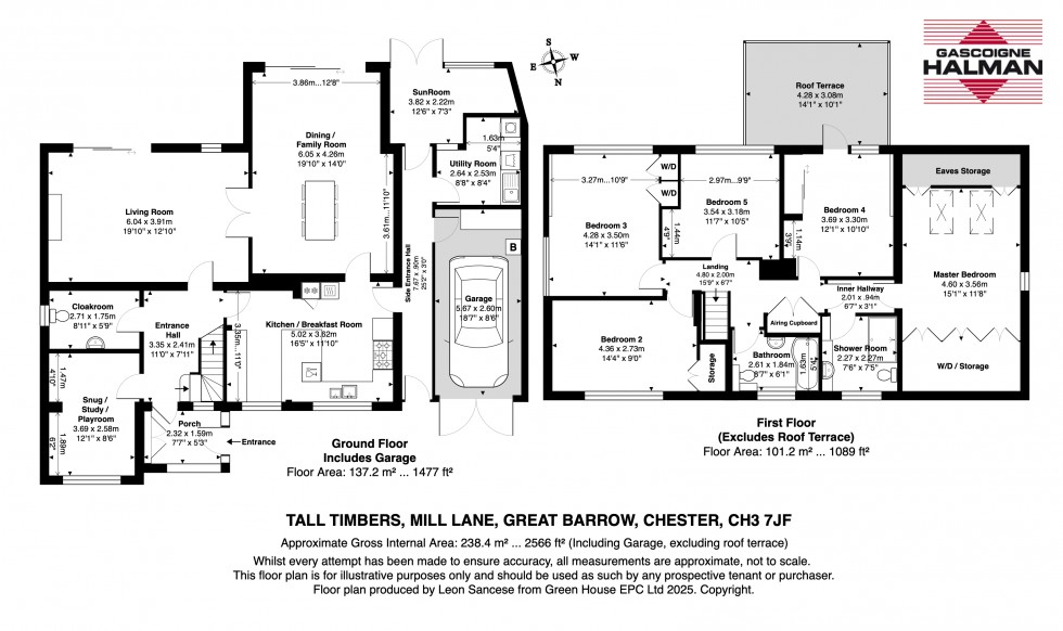 Floorplan for Impeccable house with south facing garden and roof terrrace in Mill Lane