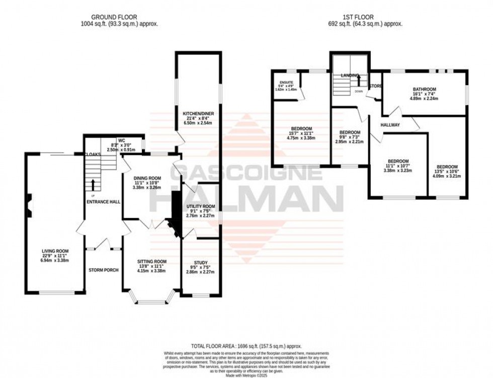 Floorplan for Harboro Road, Sale