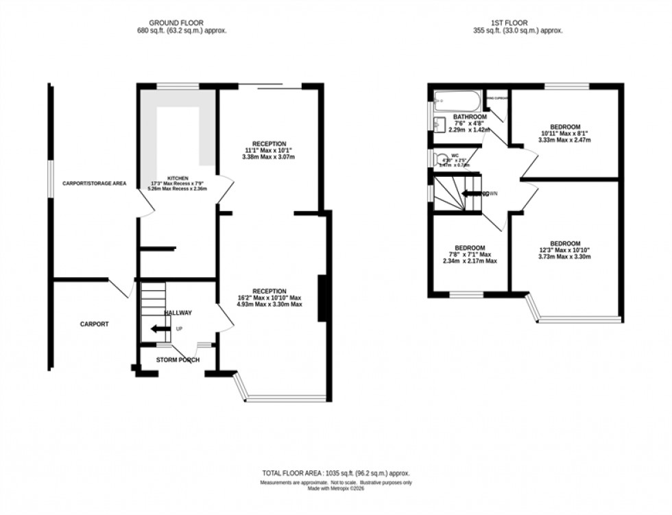 Floorplan for Swan Road, Timperley, Altrincham