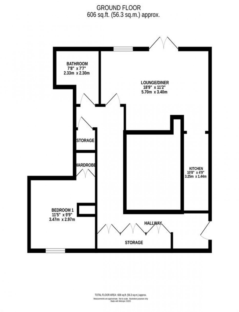Floorplan for The Towers, Pavilion Way, Macclesfield