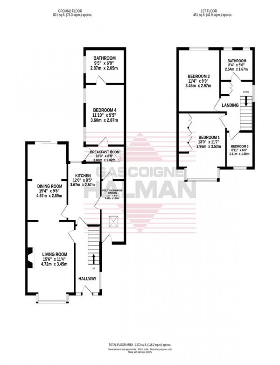 Floorplan for Meadway, Bramhall