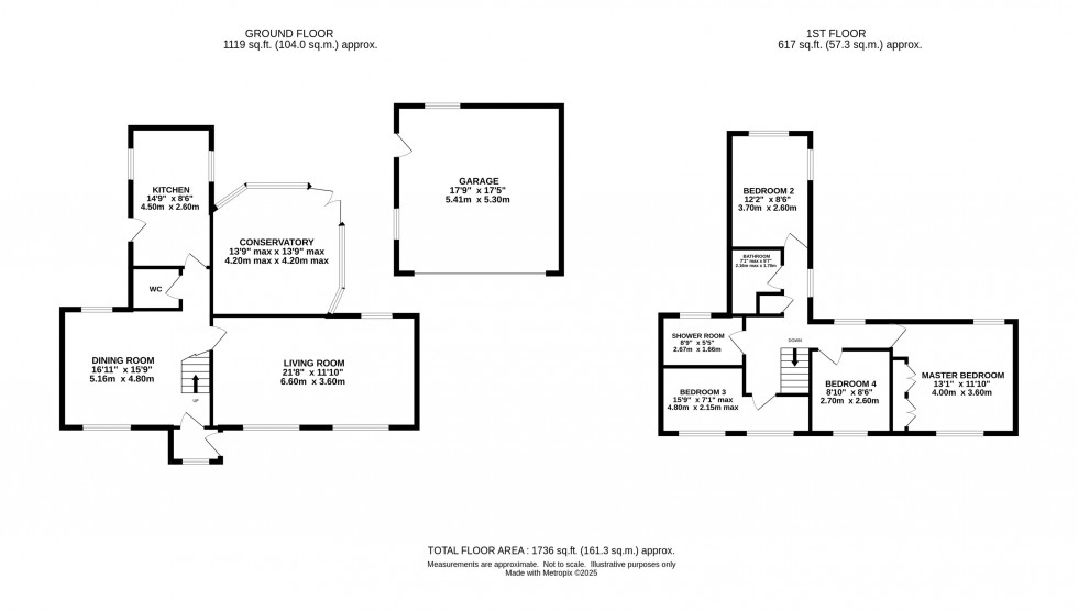 Floorplan for Cliff Road, Acton Bridge