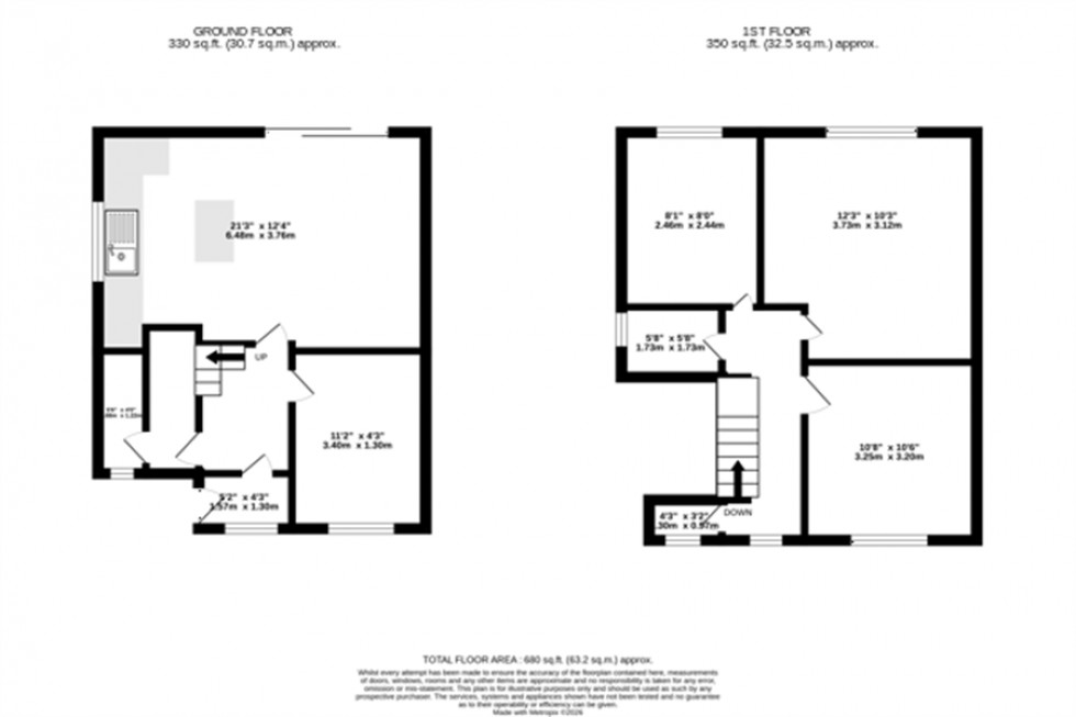 Floorplan for Oakfield Road, Alderley Edge