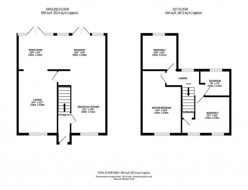 Floorplan for Cliff Lane, Macclesfield