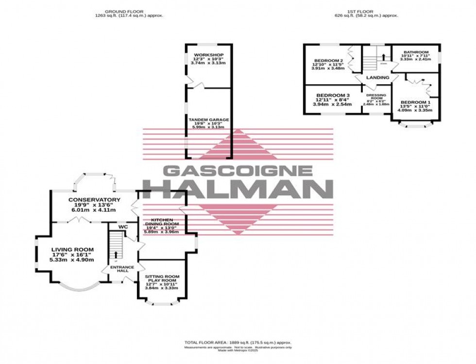 Floorplan for Grange Road, Bramhall