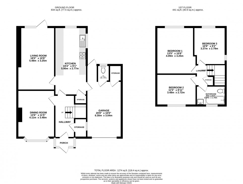 Floorplan for Davenport Avenue, Wilmslow