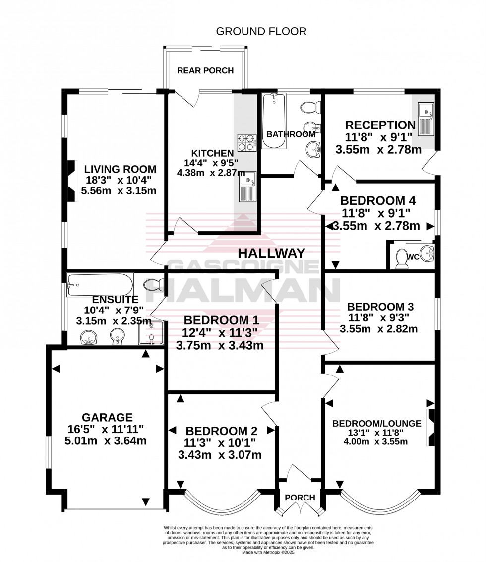 Floorplan for Rose Vale, Heald Green, Stockport