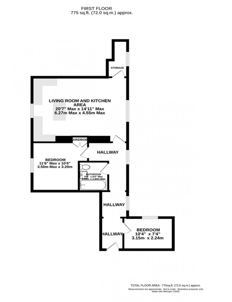 Floorplan for 25a Stamford New Road, Altrincham