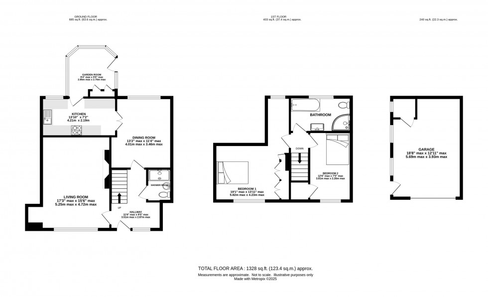 Floorplan for Newton Bank Cottage, Newton Hall Lane, Mobberley