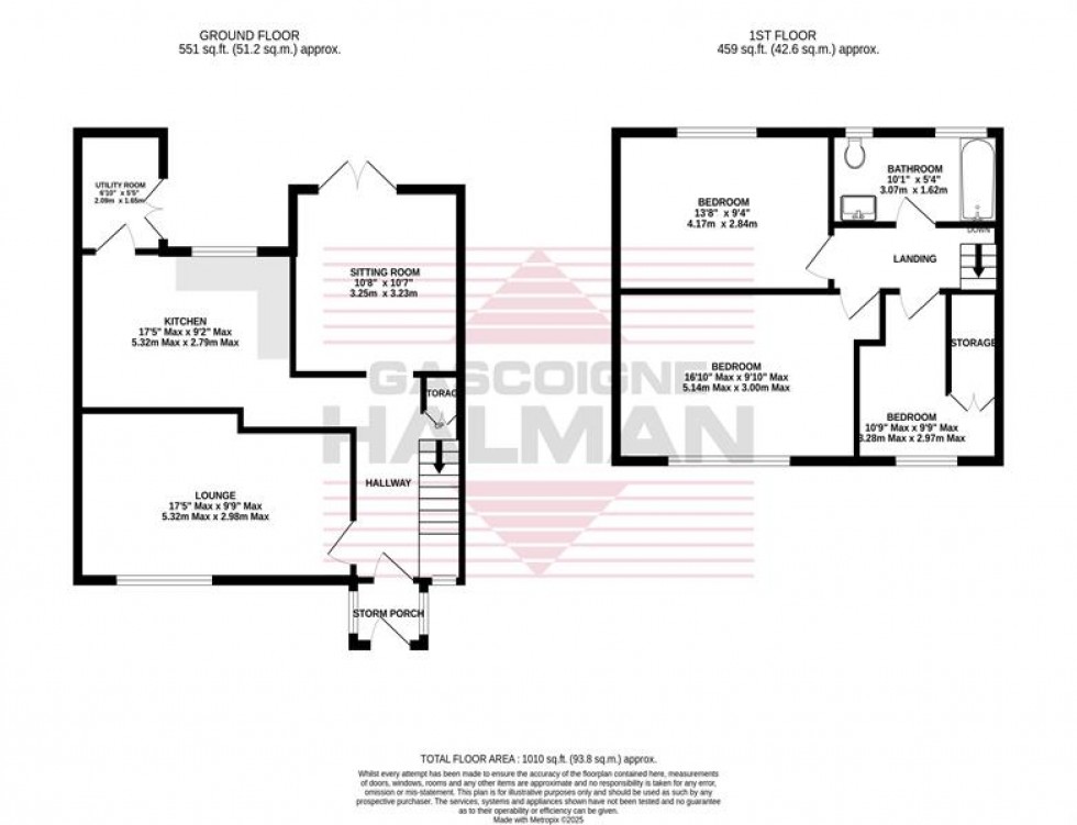 Floorplan for Plowden Road, Wythenshawe, Greater Manchester