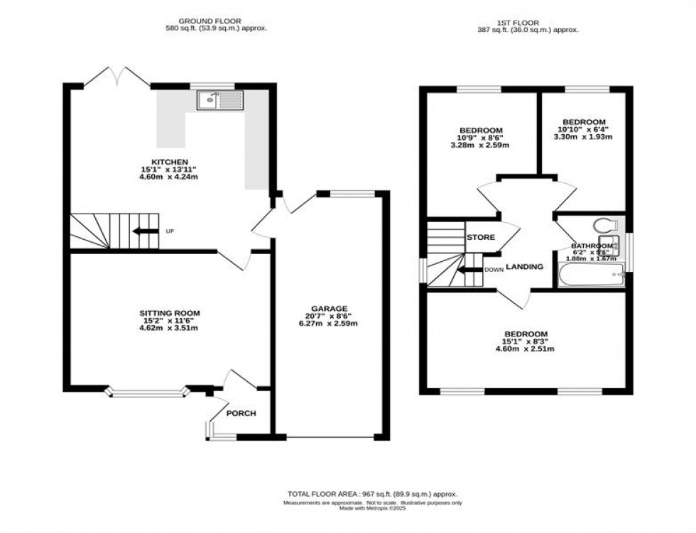 Floorplan for Woodbrook, Whaley Bridge, High Peak