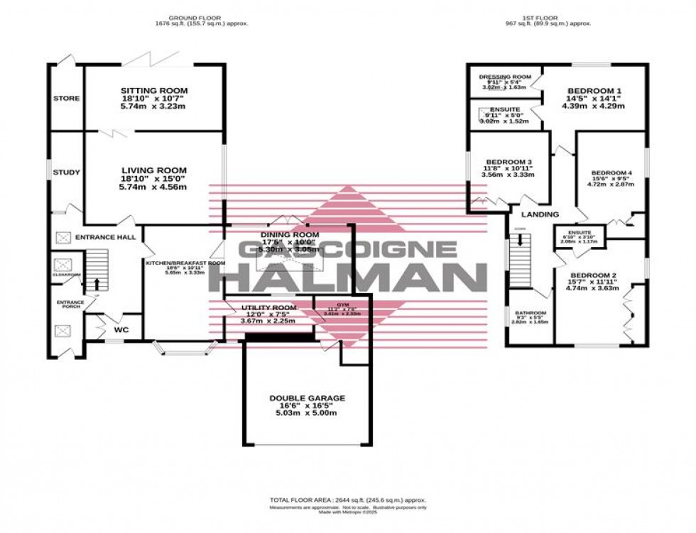 Floorplan for Northcote Road, Bramhall