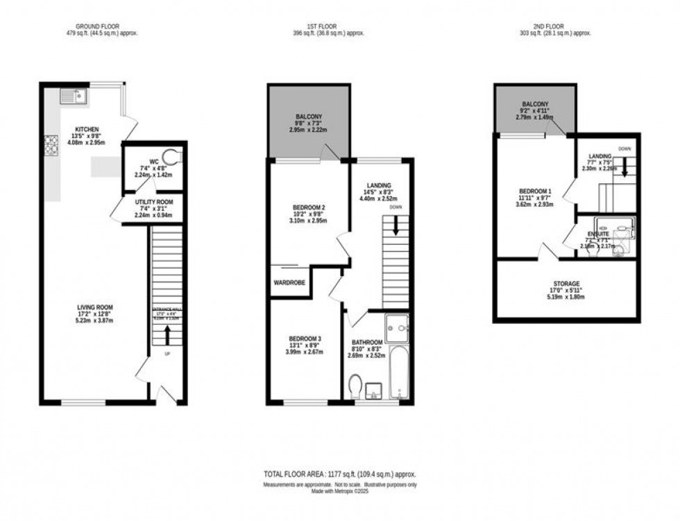 Floorplan for Robert Harrison Avenue, West Didsbury
