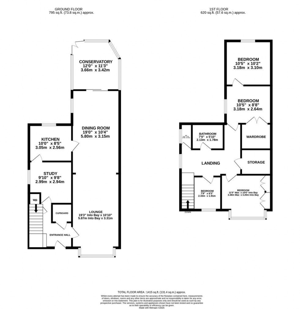 Floorplan for Chester Road, Poynton
