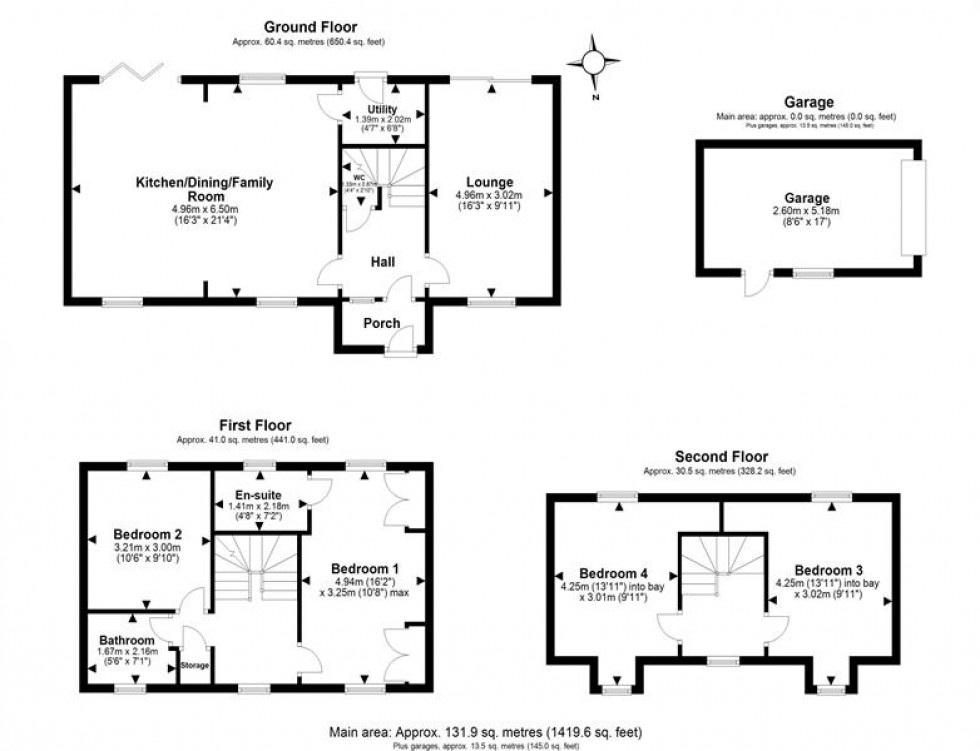 Floorplan for Lower Robin Hood Lane, Helsby, Frodsham