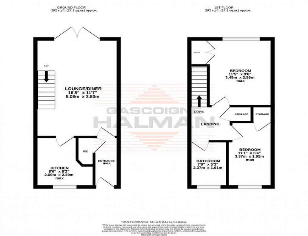 Floorplan for Marland Way, Stretford