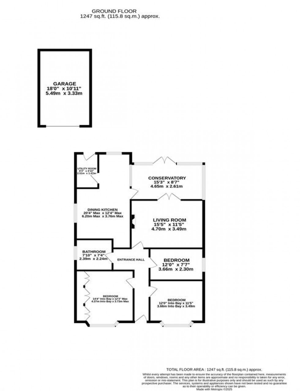 Floorplan for Carleton Road, Poynton