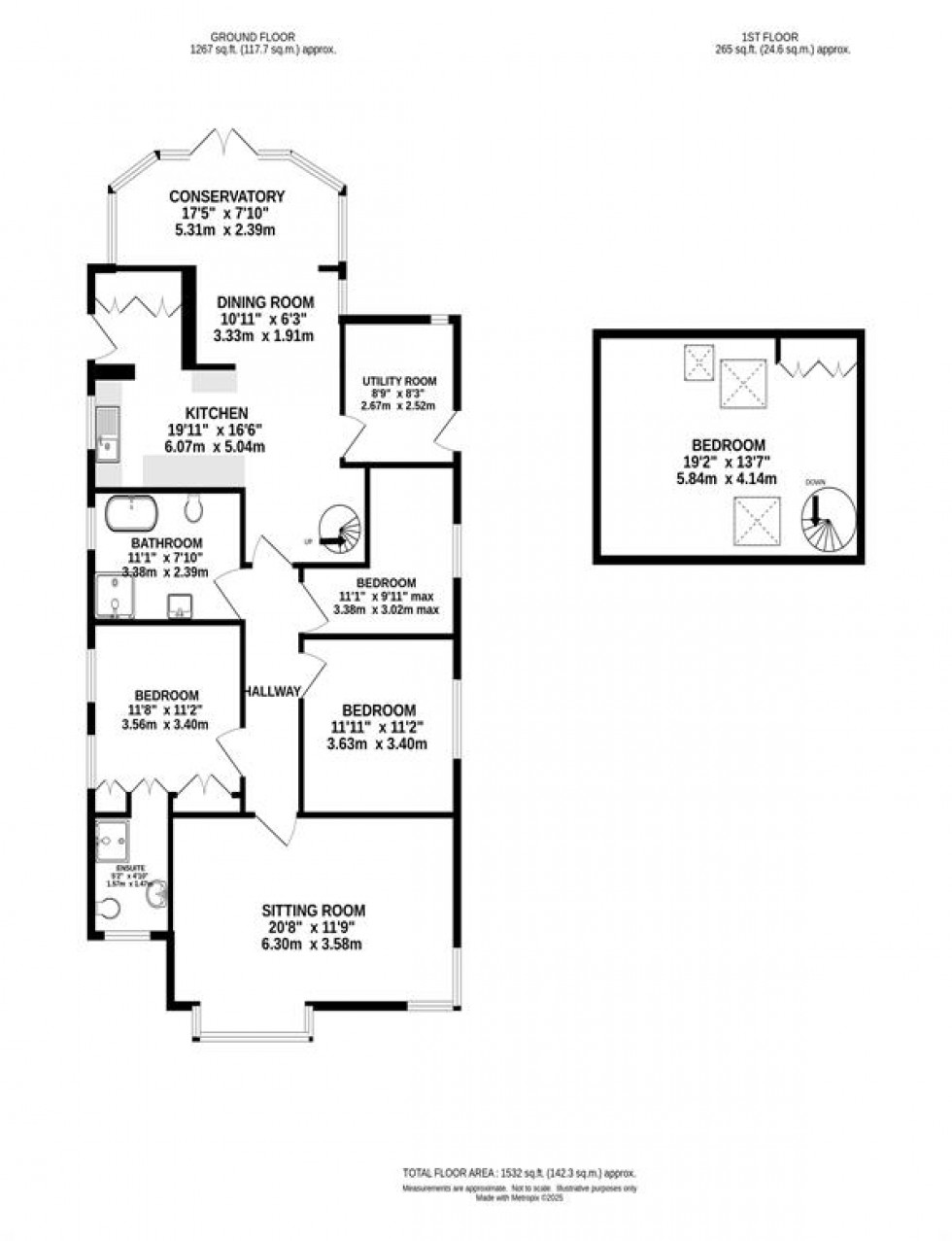 Floorplan for Moorland Road, Birch Vale, High Peak