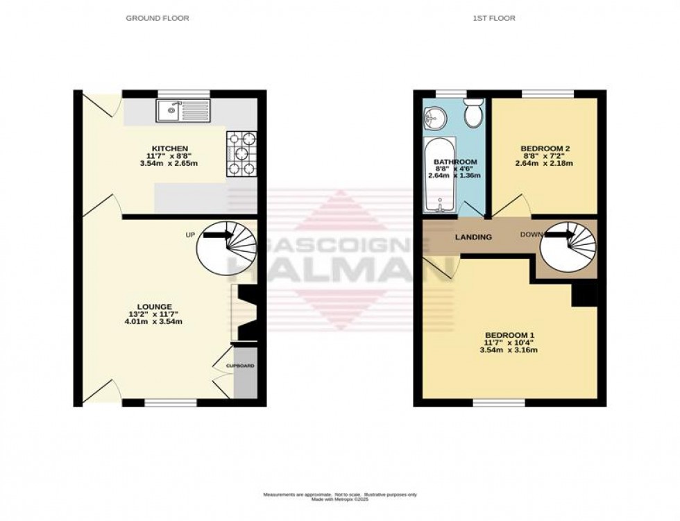 Floorplan for Glossop Road, High Peak