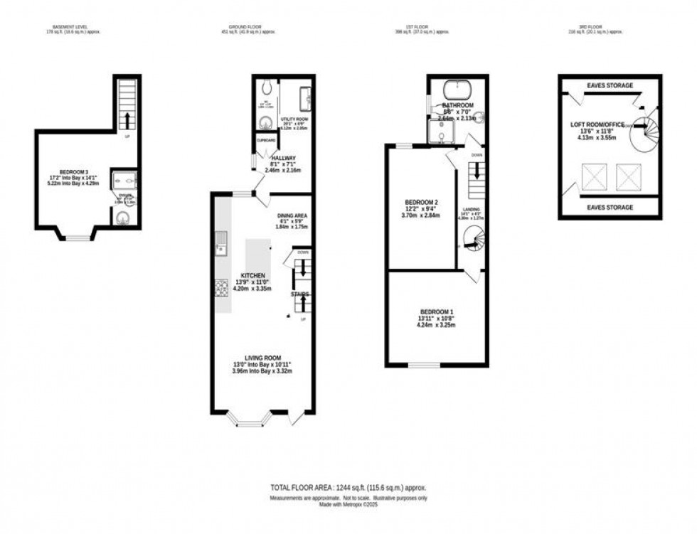 Floorplan for Lidgate Grove, Didsbury