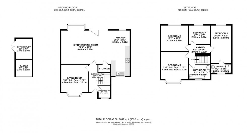 Floorplan for Kingsfield Drive, Didsbury