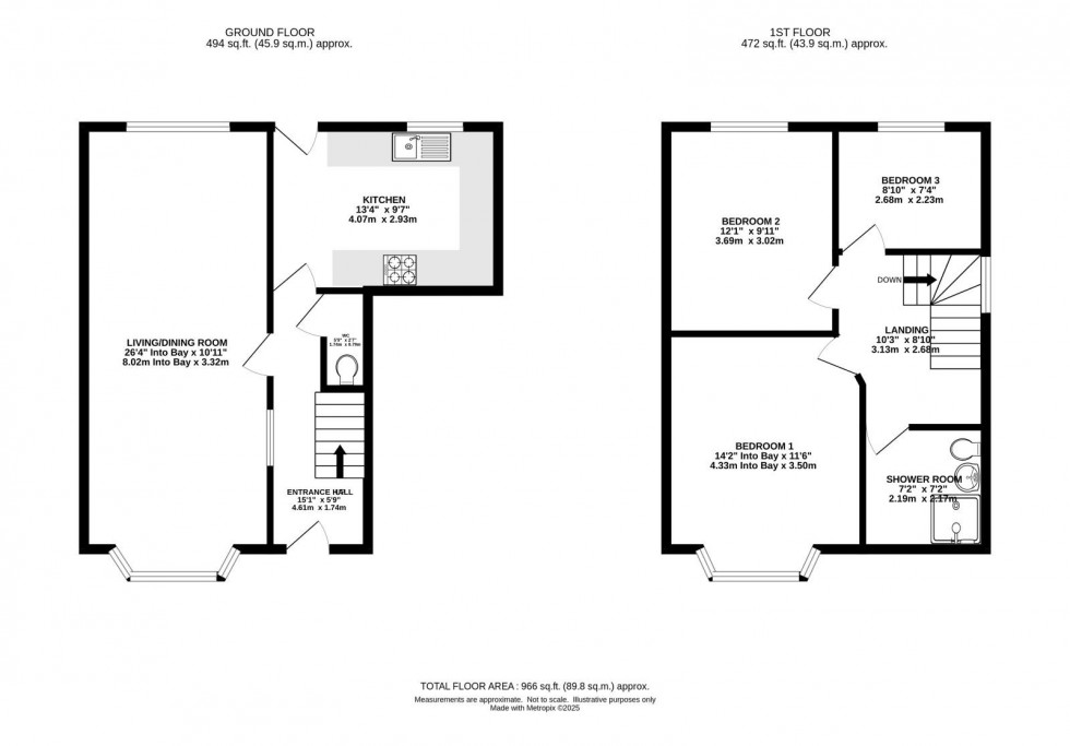 Floorplan for 14 Hurstfold Avenue, Burnage