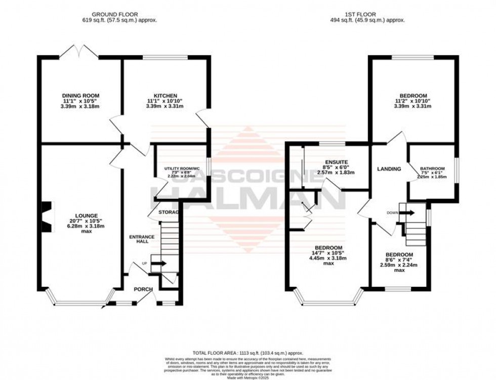 Floorplan for Lathom Grove, Sale