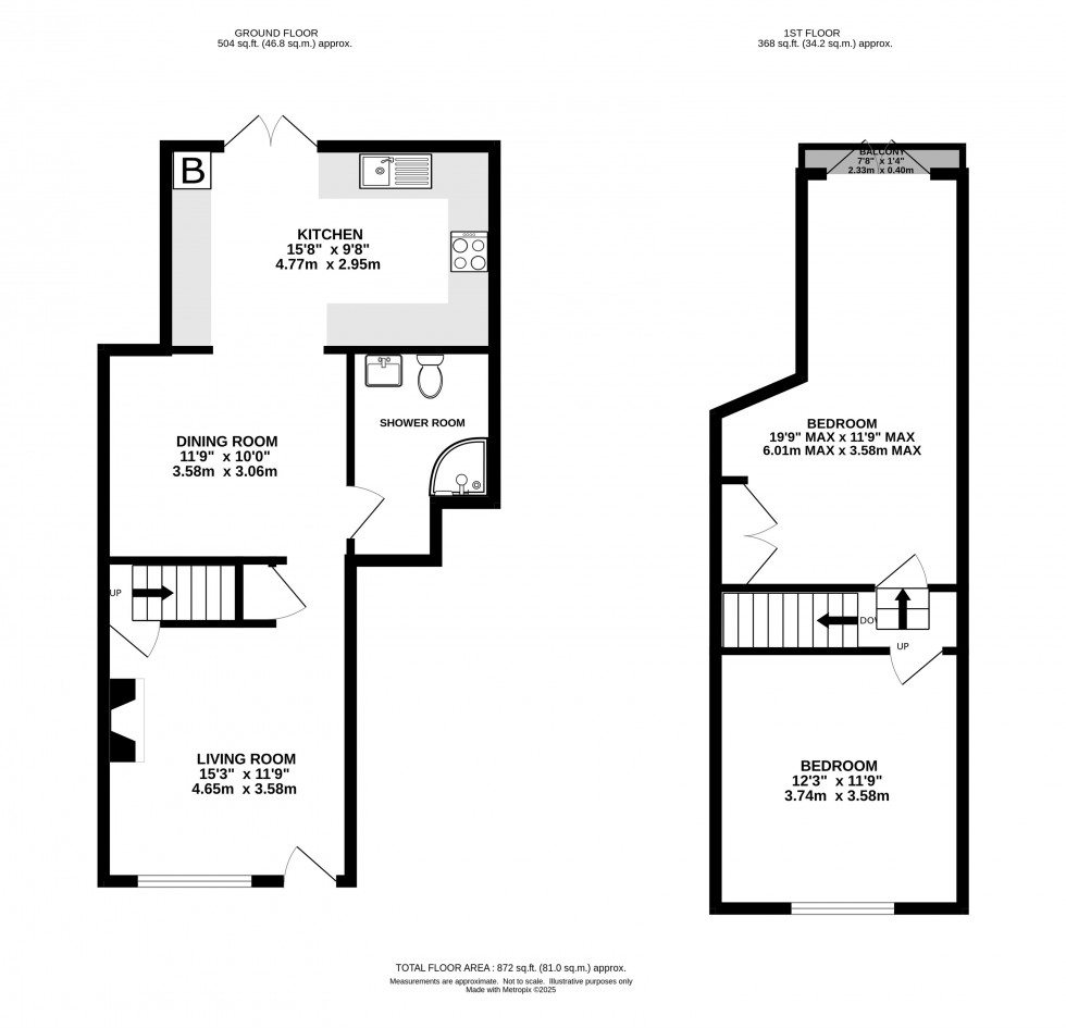 Floorplan for Yew Tree Cottage, Seven Sisters Lane, Knutsford