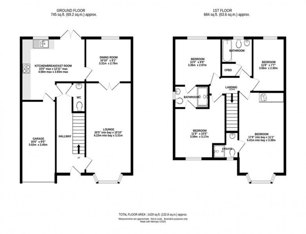 Floorplan for Eley Way, Chapel-en-le-Frith, High Peak