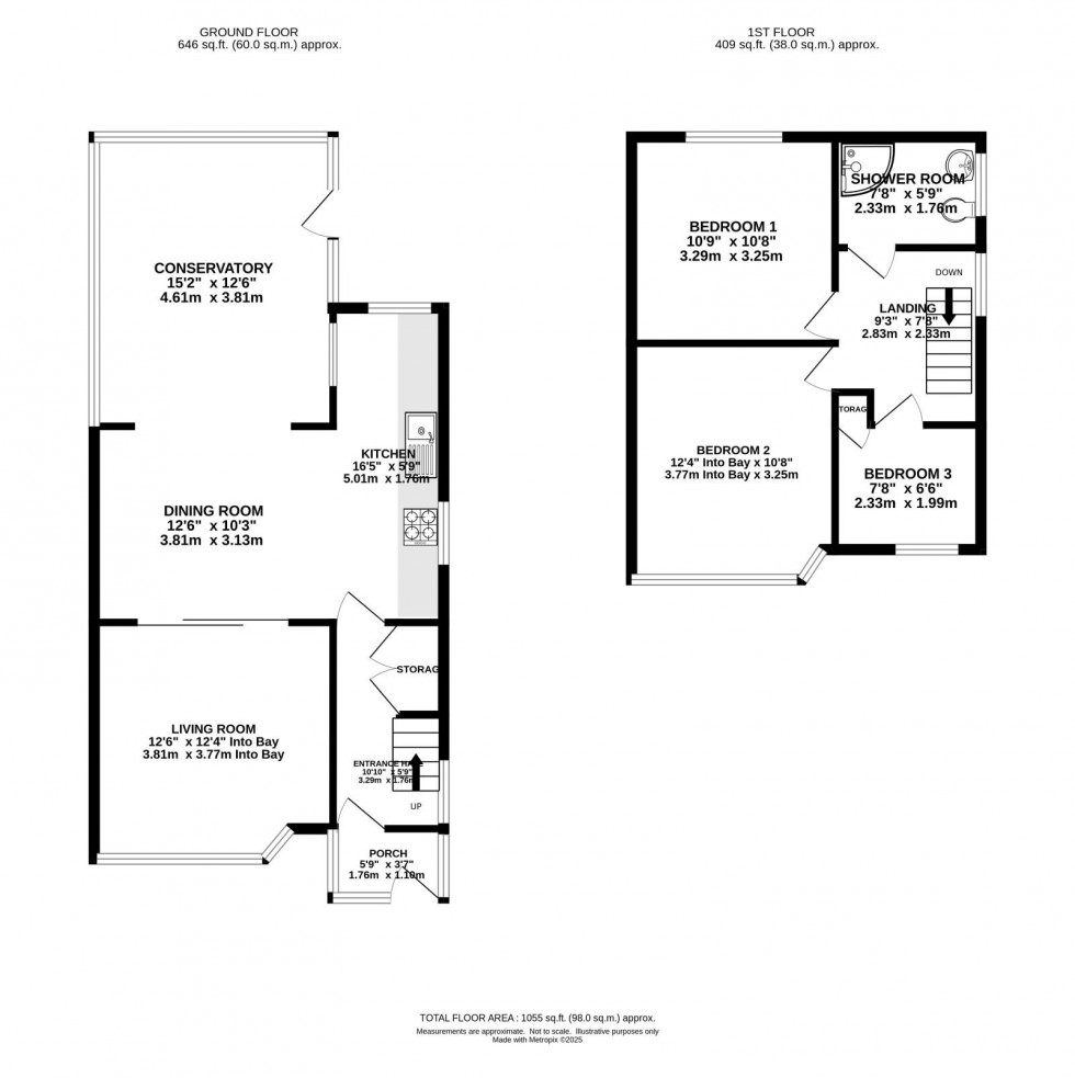 Floorplan for Tanfield Road, East Didsbury