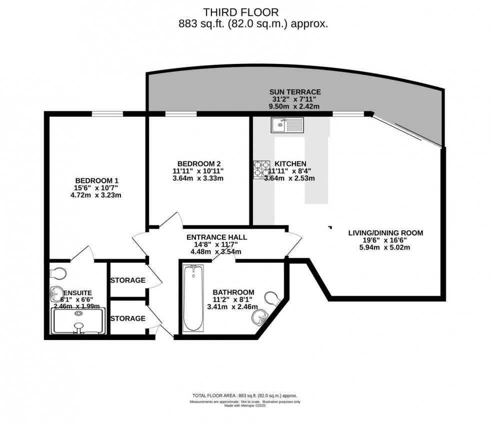 Floorplan for Kensal Drive, West Didsbury