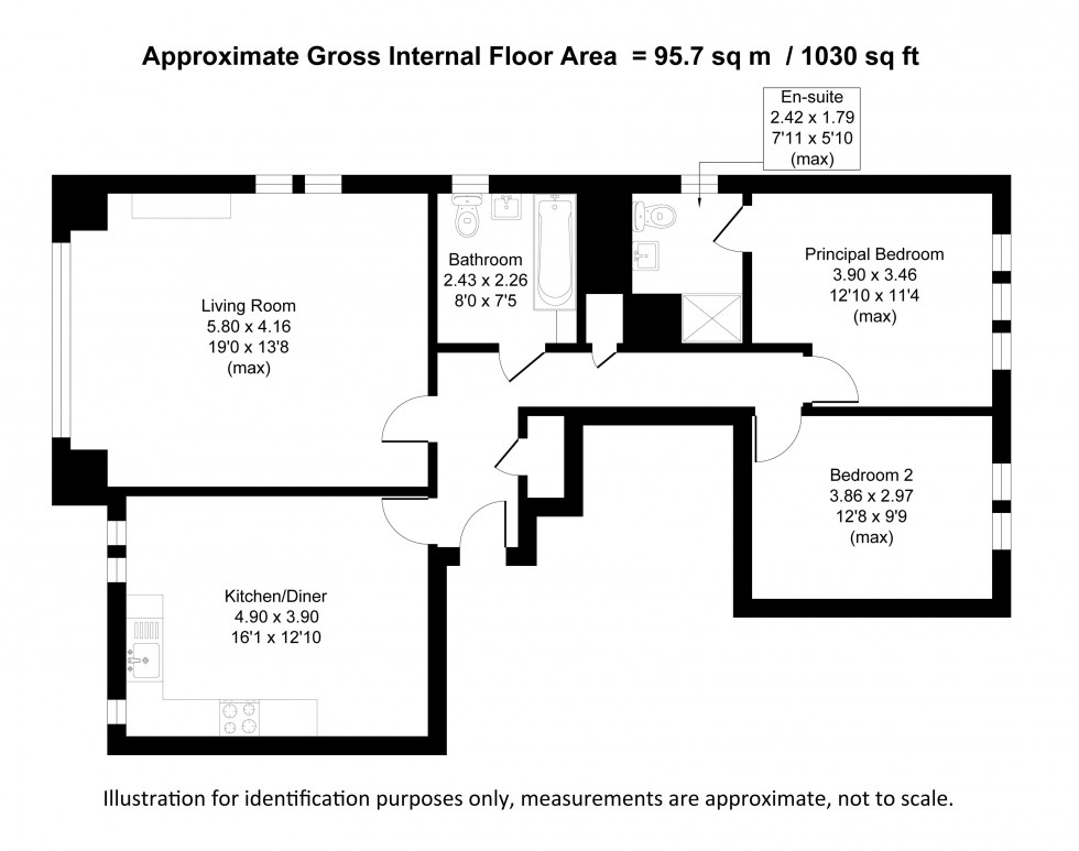 Floorplan for Cherry Lane, Lymm