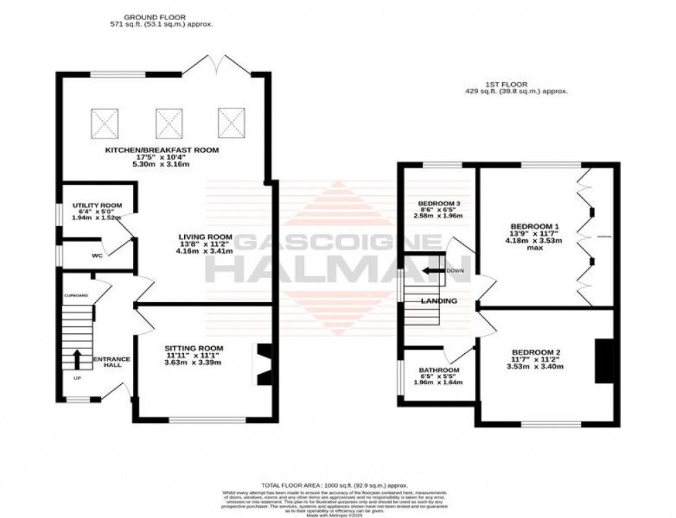 Floorplan for St. Marys Road, Sale