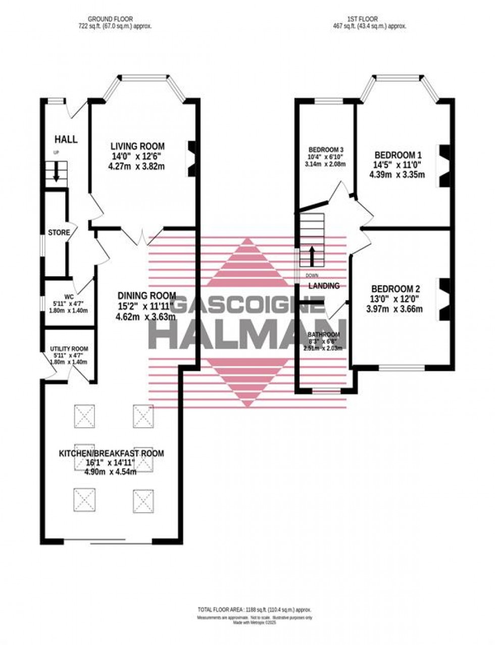 Floorplan for Maple Road, Bramhall