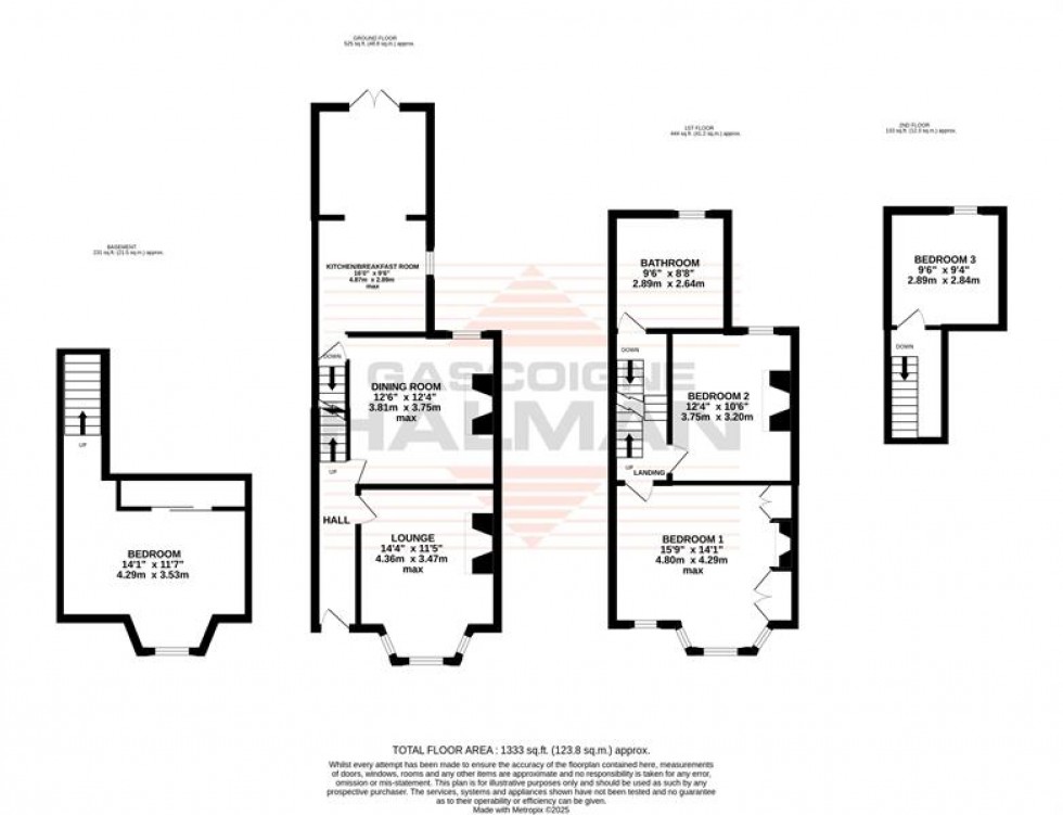 Floorplan for Beech Road, Sale