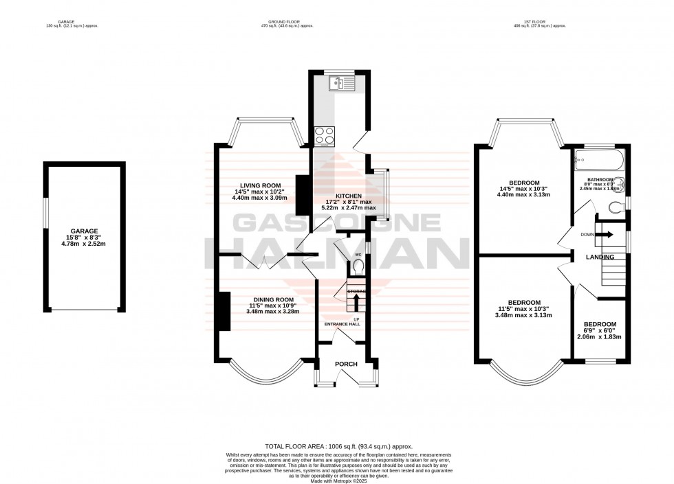 Floorplan for Marford Crescent, Sale
