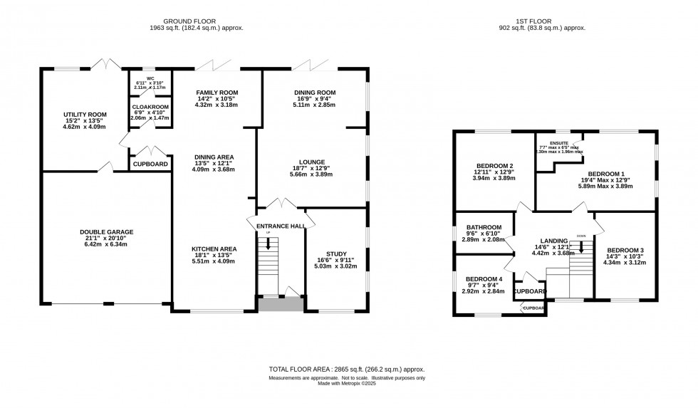 Floorplan for Brookledge Lane, Adlington