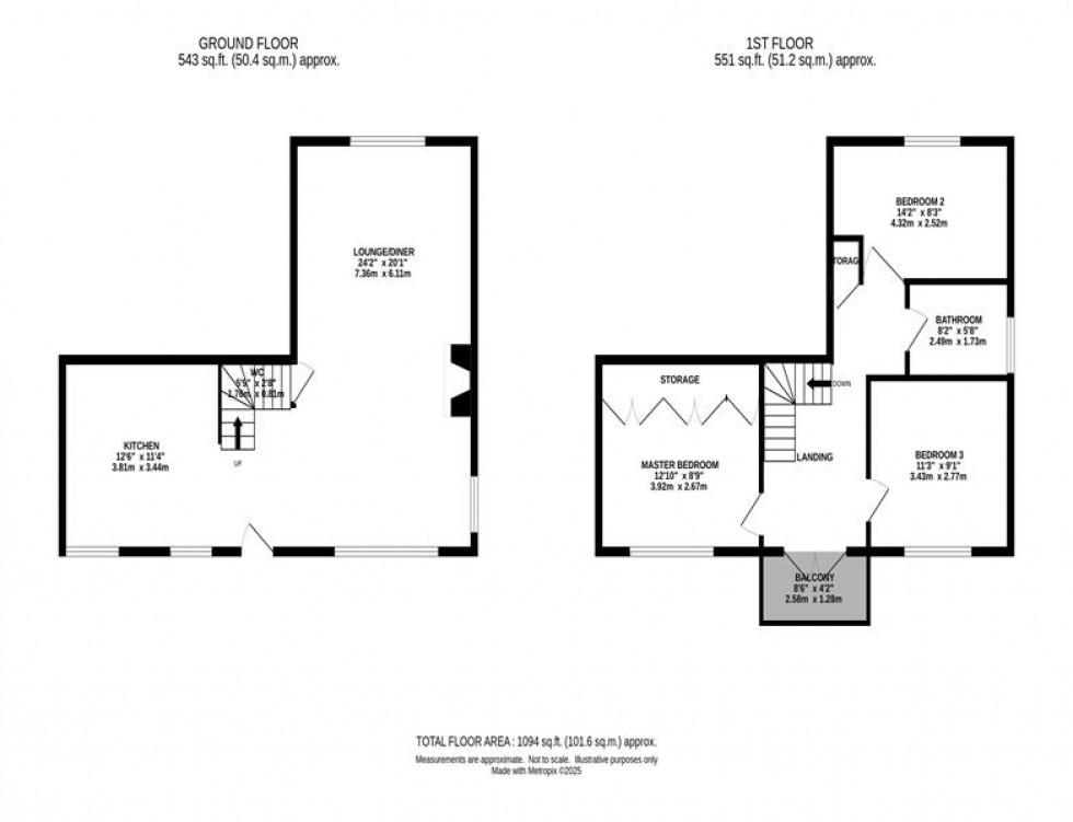 Floorplan for Lower Beech Cottages, Manchester Road, Macclesfield