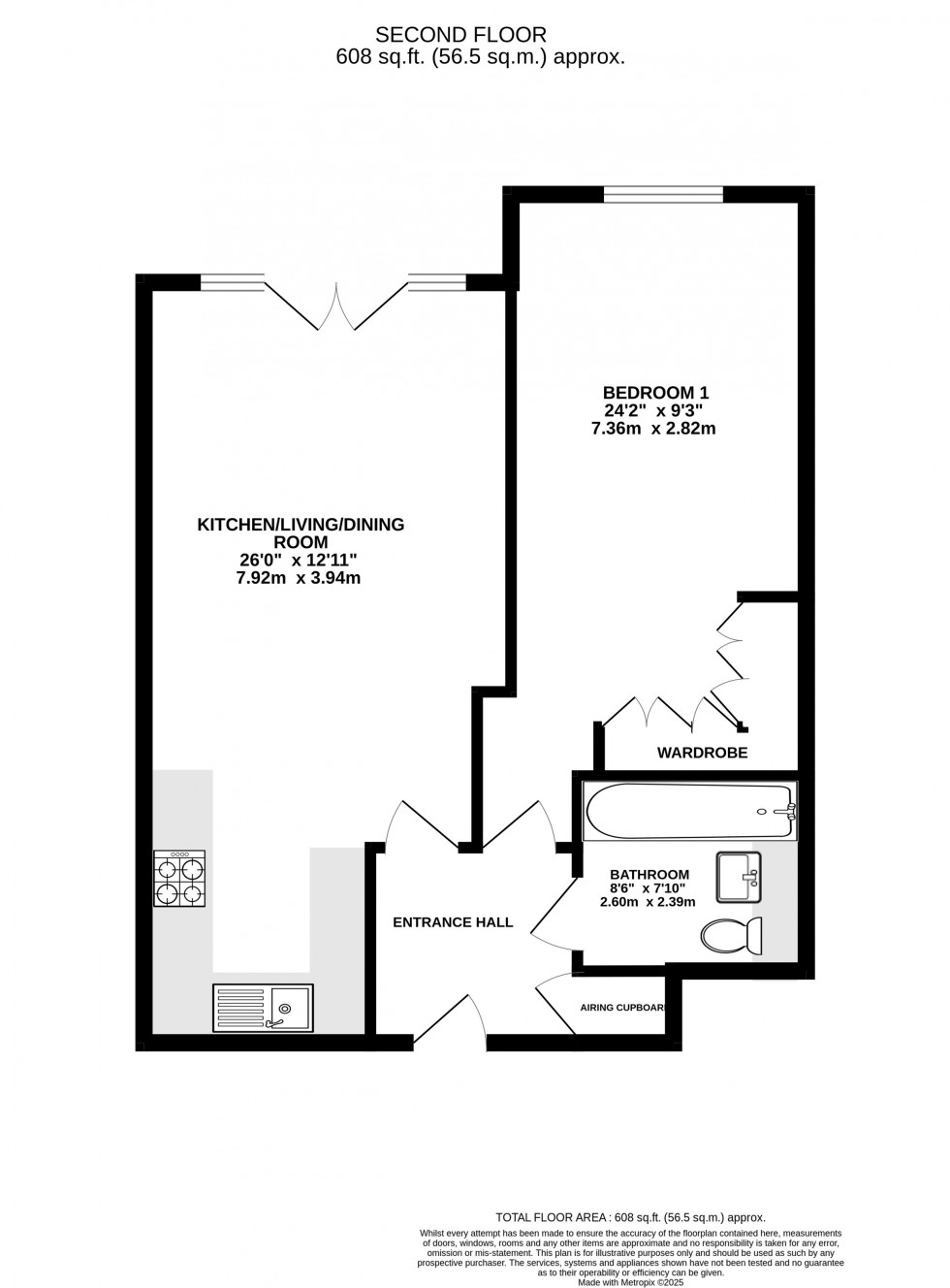 Floorplan for Station Road, Wilmslow